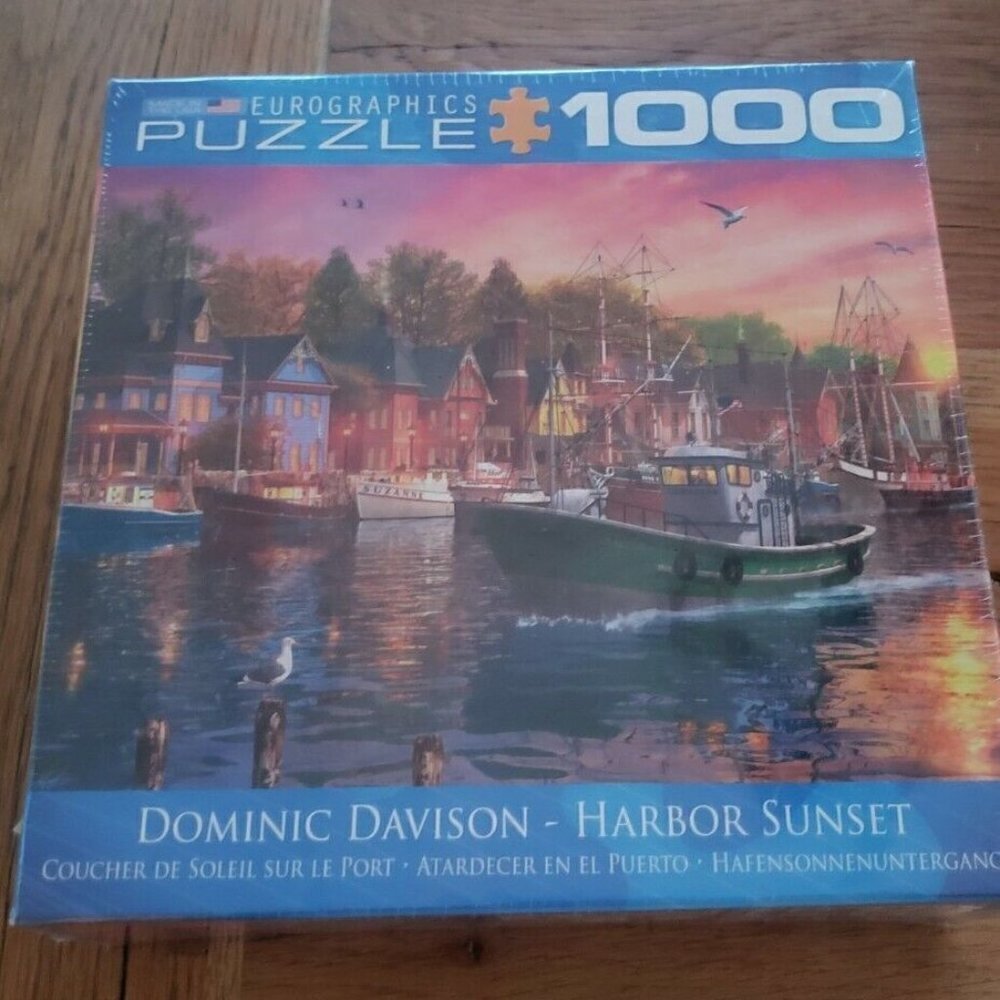 Harbor Sunset 1000 Piece Puzzle